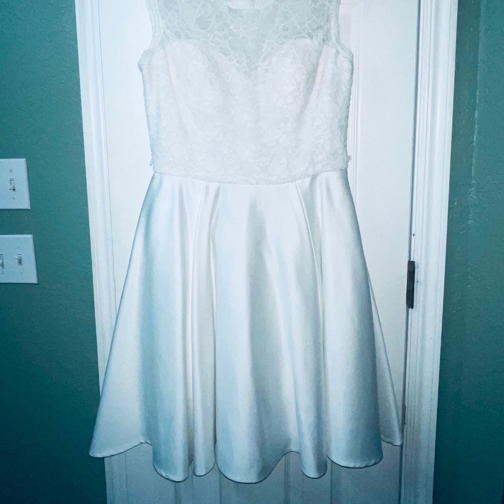 Vintage White Flare Dress